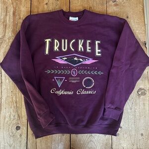 Vintage Hanes Truckee Graphic Crewneck Sweatshirt Size Large
